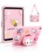 Honor Pad X9 11.5 Inç Uyumlu Kılıf Hello Kitty Çocuk Kılıfı Askılı Standlı Eğlenceli Karakter 5