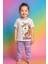 Kız Çocuk Unicorn Desenli Kısa Kollu Pijama Takımı 2
