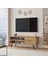 Luton Tv Ünitesi 110CM Tv Sehpası Ahşap Ayaklı Çam Lut1-A 1