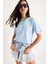 Kadın % Organik Pamuk Relaxed Fit Yuvarlak Yakalı T-Shirt 5