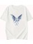 Mavi Kelebek Baskılı Oversize Unisex Tshirt 2