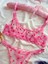 Kırmızı Kalpli Pembe Tül Bralet Sütyen Takım 3