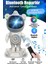 Gökyüzü Temalı Gece Lambası, Astronot, Bluetooth Hoparlör, Hareketli, Zamanlayıcı, Beyaz 1