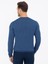 Erkek İndigo Slim Fit Bisiklet Yaka Basic Triko Kazak 50237038-VR028 1