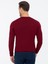 Erkek Bordo Slim Fit Bisiklet Yaka Basic Triko Kazak 50237038-VR014 1