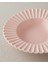 Pembe Fiore Bone China Çukur Tabak, Şık ve Zarif Ev Dekoru Parçası 3