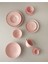 Pembe Fiore Bone China Çukur Tabak, Şık ve Zarif Ev Dekoru Parçası 4