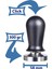 Paslanmaz Çelik 58MM Espresso Tamper, Renkli, Kolay Kullanım 1