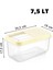 3'lü 7,5l Çok Renkli Sürgülü Kapaklı Saklama Kutusu 3