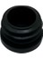 Yuvarlak Demir Profil Iç Tapa Geçme Plastik Ayak Geçme Koruma PLASTIĞI(28MM)(SİYAH) 3