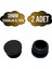 Yuvarlak Demir Profil Iç Tapa Geçme Plastik Ayak Geçme Koruma PLASTIĞI(38MM)(SİYAH) 1