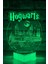 3D Hogwarts Temalı Yeşil LED Lamba, Şık ve Parlak Dekoratif Aydınlatma. 1
