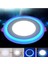 Geldi 2 Adet Çift Renkli Hero LED Panel 3+3 Watt Dış Çapı 10 cm Mavi-Beyaz Iki Renkli Tavan Spot Lambası 3