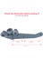 BDP28 VW Transporter T4 Caravelle 1990-2003 için Sol Arka Sürgülü Kapı Alt Makarası 701843405B 3