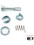 V5BDP32 VW Passat B5 GP 3BG 3B3 3B6 2000-2005 3B0837167 İçin Ön Kapı Kilidi Tamir Takımı 51.5 mm 4
