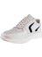 Erkek Ön Yüzü Delikli Hakiki Tabaka Deri Sneakers Ayakkabı 25WM0323 4