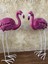 Flamingo Egik Başlı Bahce Biblo Fusya 3