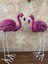 Flamingo Egik Başlı Bahce Biblo Fusya 6
