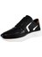 Erkek Ön Yüzü Delikli Hakiki Tabaka Deri Sneakers Ayakkabı 25WM0323 4