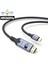 1-Metre Type-C To HDMI 4K 60Hz Ultra Full Hd CE+FCC+ROHS Lisanslı MacBook/Tablet/Telefon Tak Çalıştır Görüntü Aktarım Kablosu Hasır Örgülü Sağlam Kablo 10