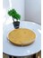 360° Dönebilen Bambu Tepsi 32CM x 32CM, Kahverengi, Şık ve Kullanışlı Tasarım 2