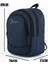 3 Bölmeli Okul Sırt Çantası Lacivert 2450 2