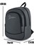 3 Bölmeli Okul Sırt Çantası Gri 2450 2