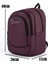 3 Bölmeli Okul Sırt Çantası Bordo 2450 2