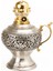 El Işlemeli Bakır Gaz Lambası, Osmanlı Tarzı, Yükseklik 38CM, Kalınlık 0,8mm 2