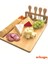 Bambu Peynir Sunum Seti, Tahta, Çatal, Spatula, Mini Spatula, Bıçak, Kesim Panosu 5