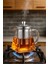 Isıya Dayanıklı Borosilikat Cam Demlik 950 Ml, Çelik Süzgeçli, Ocak Üstü Çaydanlık 4