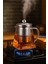 Isıya Dayanıklı Borosilikat Cam Demlik 950 Ml, Çelik Süzgeçli, Ocak Üstü Çaydanlık 5