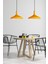 Sarı Ahşap Tekli Sarkıt Avize, Salon, Mutfak, Cafe, Butik Aydınlatma 4