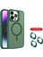 Apple Iphone 13 Pro Max Uyumlu Kılıf Standlı Mat Magsafe Özellikli Lens Hediyeli 1