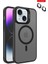 Apple Iphone 14 Uyumlu Kılıf Standlı Mat Magsafe Özellikli Lens Hediyeli 1