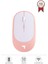 Tm-16 Pembe Kablosuz Çift Modlu Sessiz Mouse Fare 2