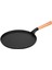28CM Çok Amaçlı Döküm Tava, Ahşap Kulp, Fırın ve Ocak Uyumlu, Şık ve Dayanıklı 1