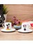 Sevgiliye Özel Mickey Mouse Kahve Fincanı 2'li Set Beyaz Renk 1