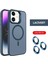 Apple Iphone 11 Uyumlu Kılıf Standlı Mat Magsafe Özellikli Lens Hediyeli 1