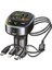 G15 Siyah Fm Transmitter Araç Şarj Cihazı (18W Hızlı Şarj - Usb/type-C/tf Kart Destekli) 5