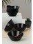 Mat Siyah 14 cm Çorba Kasesi, 6'lı Set 1