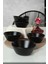 Mat Siyah 14 cm Çorba Kasesi, 6'lı Set 3