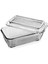 Bölmeli Kahvaltı Saklama Kabı, 2'li, Beyaz, Dayıklı ve Şık Tasarım 2