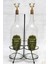 Altın Geyik Tıpalı Şeffaf Cam Yağlık 1500ML, 2'li Set 1