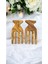 El Yapımı Zeytin Ağacı Salata ve Servis Çatalı Seti, 15X7 Cm, Kahverengi 3