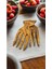 El Yapımı Zeytin Ağacı Salata ve Servis Çatalı Seti, 15X7 Cm, Kahverengi 4