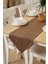 Kahverengi 35X90 cm Dekoratif Desenli Şık Runner, Evinizi Güzelleştiren Detay. 4