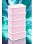 Pembe 5'li Saklama Kabı, Süzgeçli, 3,5 Lt, 23X17X11 cm 1