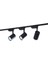 Siyah Ray Spot ve Ray Eco Serisi, 3'lü ve 1 mt Uzunluğunda, Şık Aydınlatma Çözümü 1