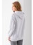 Kadın Kapüşonlu Basic 3ip Sweatshirt Gri - 2604 8